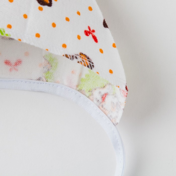 Чепчик для девочки, цвет микс, размер 44 см