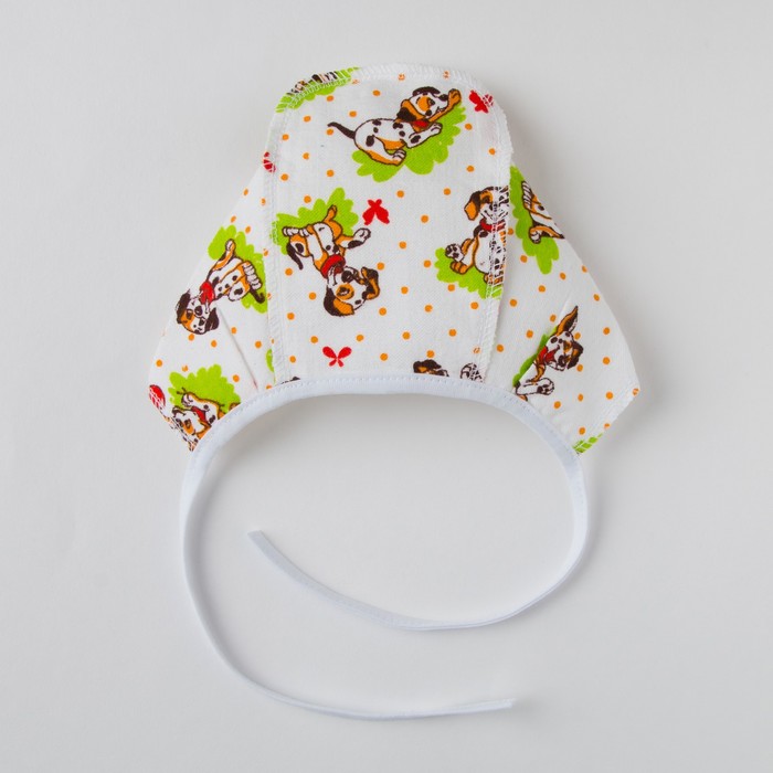 Чепчик для девочки, цвет микс, размер 44 см