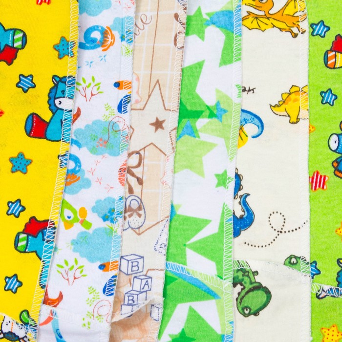 Ползунки для мальчика, цвет микс, короткие, рост 46-50 см