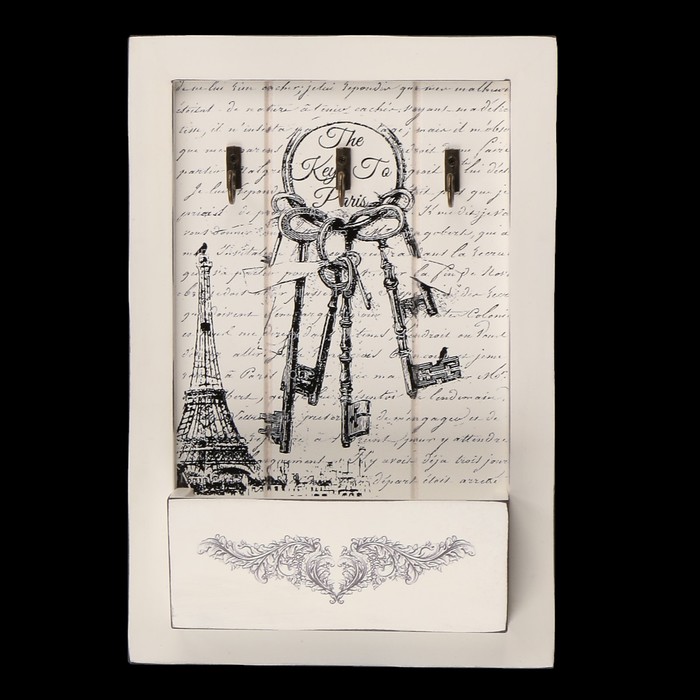 Ключница открытая "Ключи" серия Винтаж 19х28х5,5 см