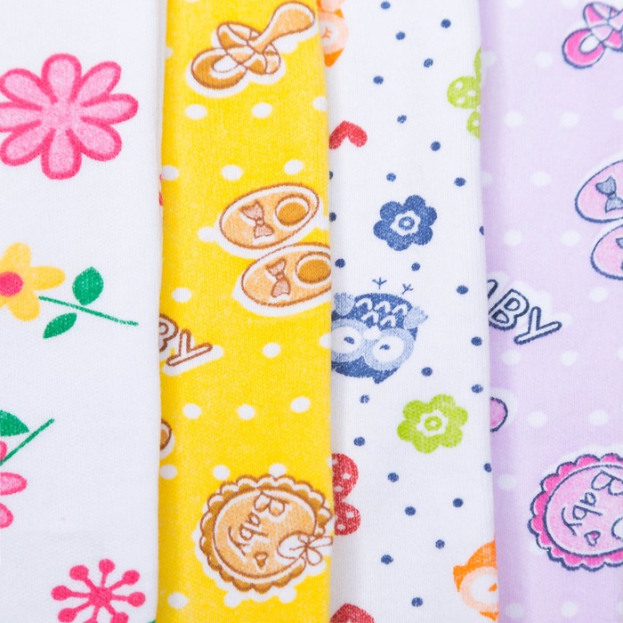 Ползунки для девочки короткие рост 86 см, цвет микс 0108 Ид_М