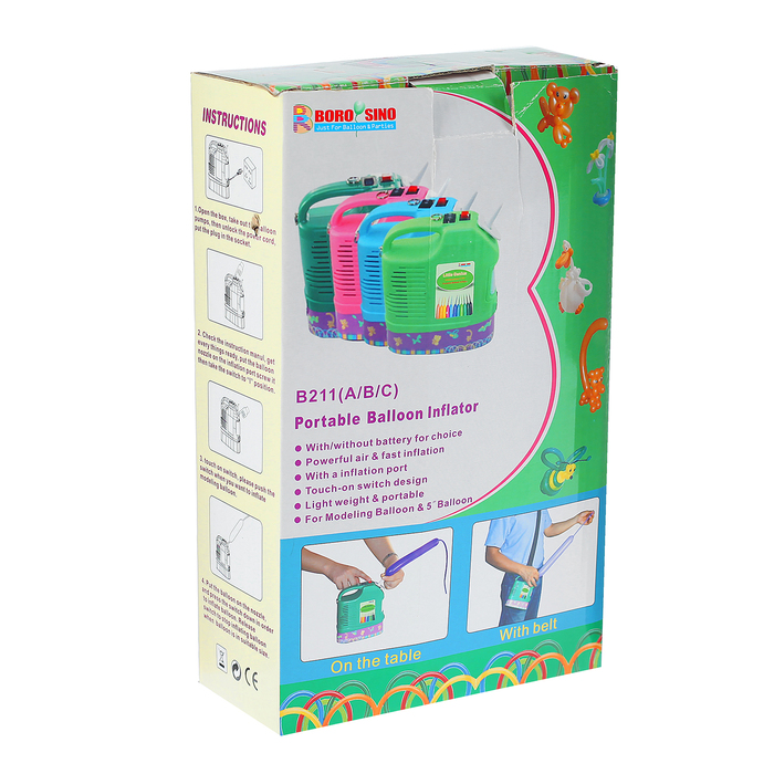 Компрессор для ШДМ с аккумулятором, ремнем и ножной педалью, 1 шт