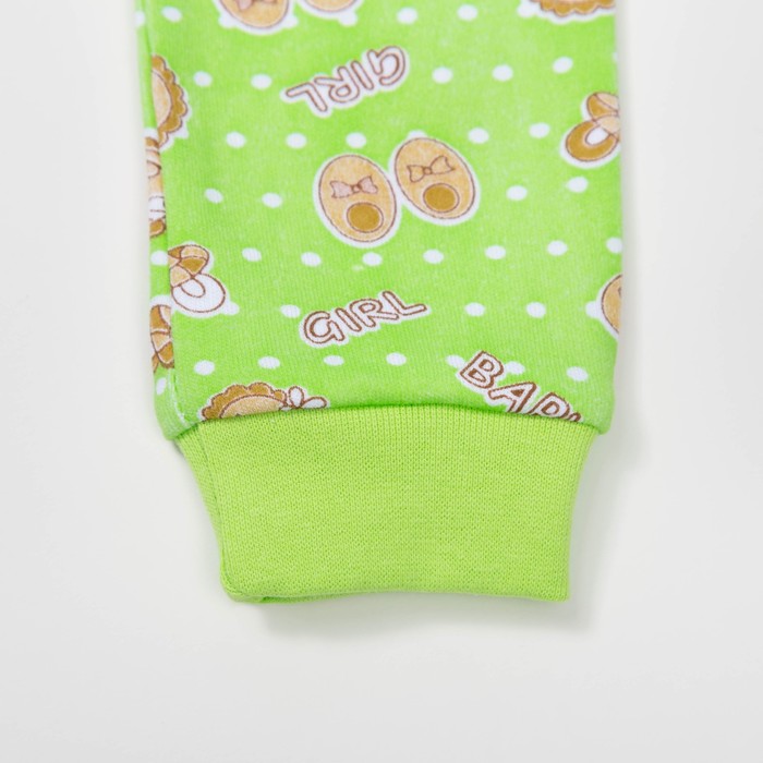 Ползунки для девочки короткие рост 80 см, цвет микс 0108 Им_М