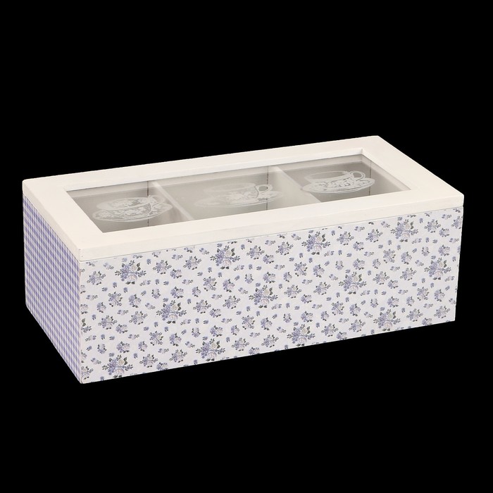 Шкатулка для чайных пакетиков "Русский истец" 25х12х9 см