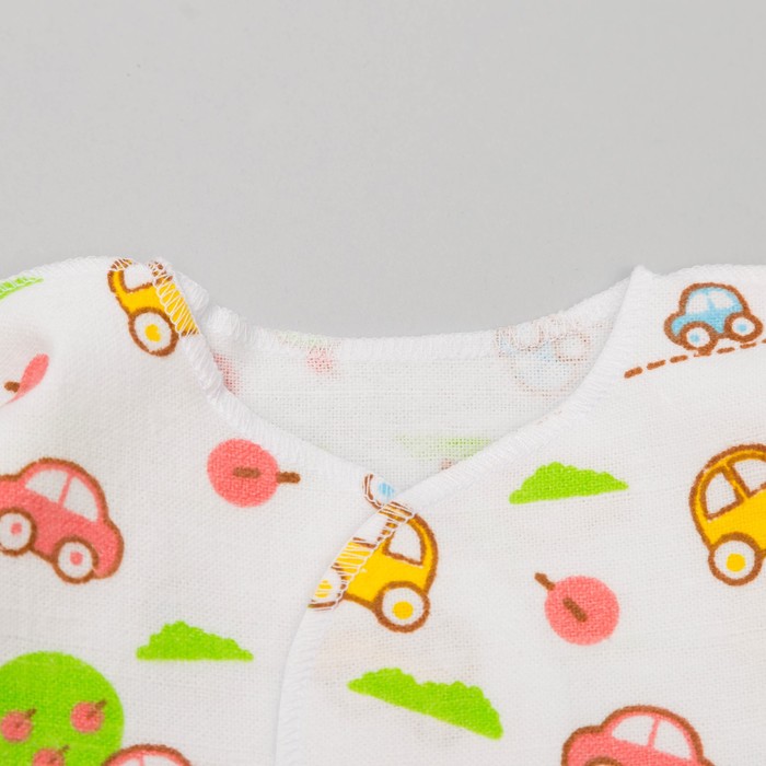 Распашонка для мальчика швы на ружу, рост 42 см, цвет микс 0303 Нм_М