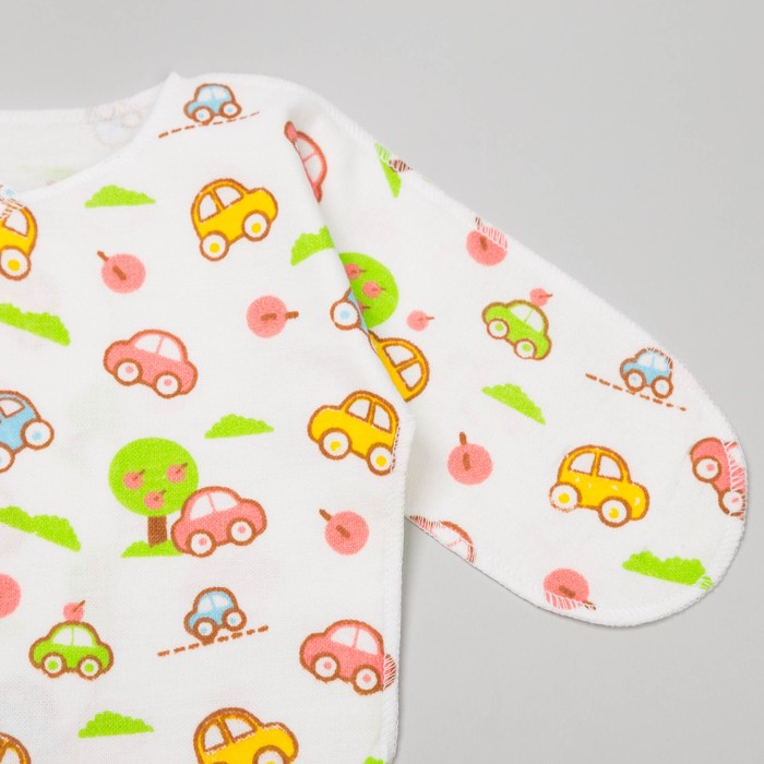 Распашонка для мальчика швы на ружу, рост 42 см, цвет микс 0303 Нм_М