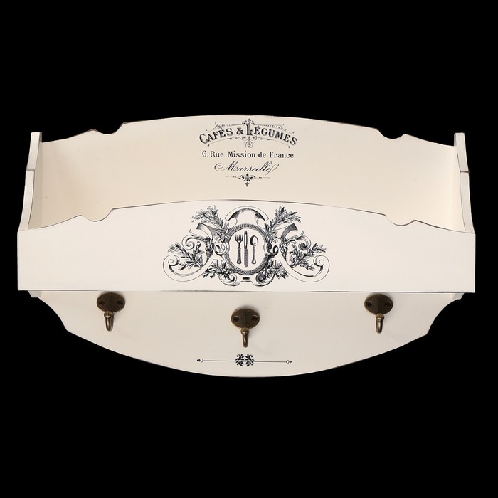 Ключница открытая с полочкой "Винтаж" 25х40 см