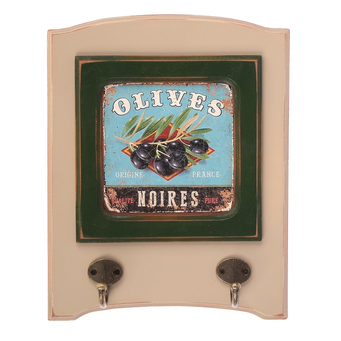 Ключница открытая "Французская кухня Оливки" 18х22 см