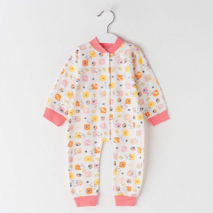 Комбинезон для девочки с открытыми ножками, рост 86 см, цвет микс 0502 Кд_М