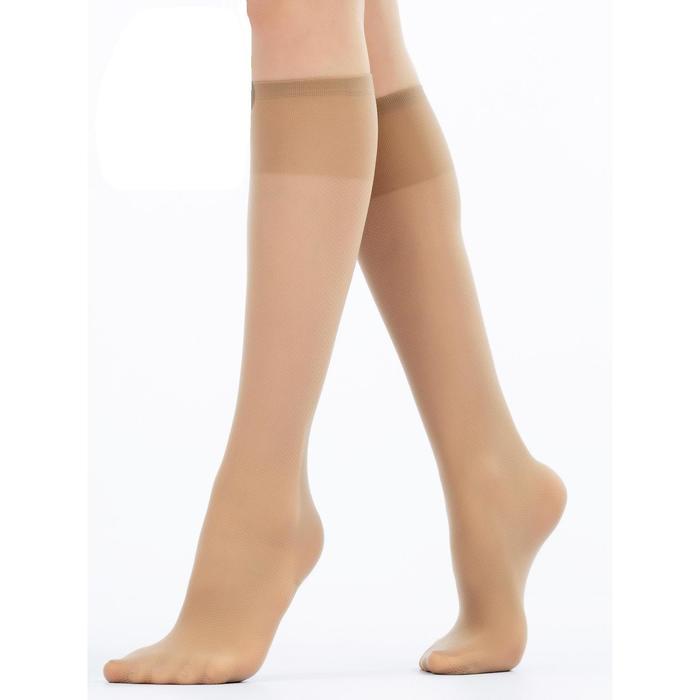 Гольфы женские 40 den, цвет бежевый (glace gul), размер универсальный (UNI)