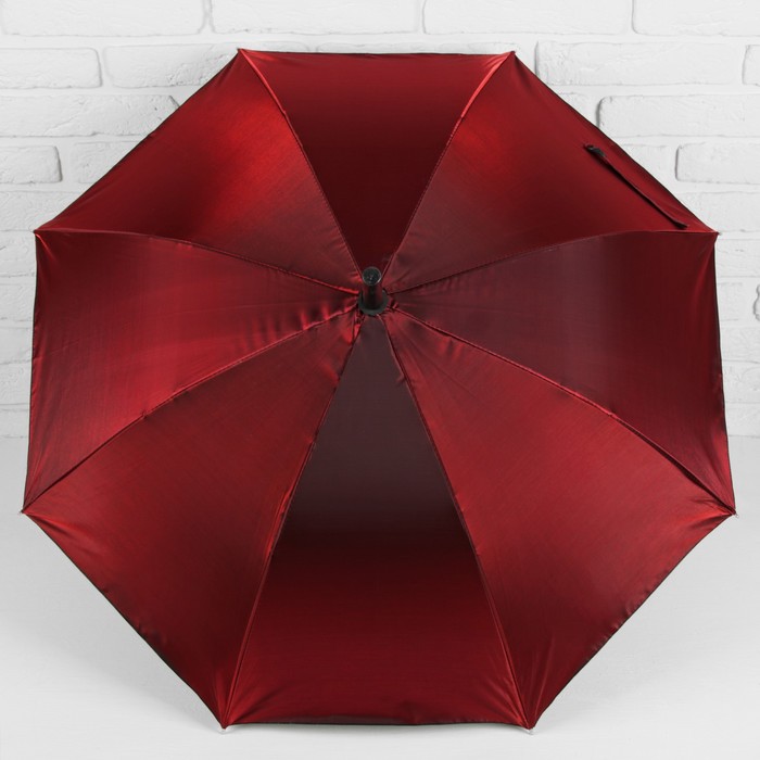 Зонт-трость "Хамелеон", полуавтоматический, R=49см, цвет бордовый