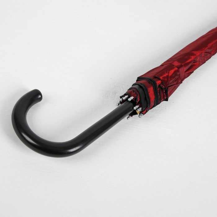 Зонт-трость "Хамелеон", полуавтоматический, R=49см, цвет бордовый