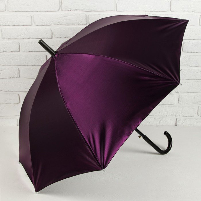 Зонт-трость "Хамелеон", полуавтоматический, R=49см, цвет фиолетовый