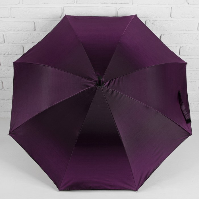 Зонт-трость "Хамелеон", полуавтоматический, R=49см, цвет фиолетовый
