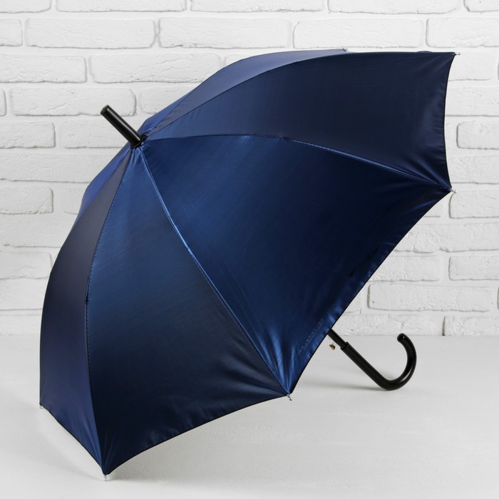 Зонт-трость "Хамелеон", полуавтоматический, R=49см, цвет синий