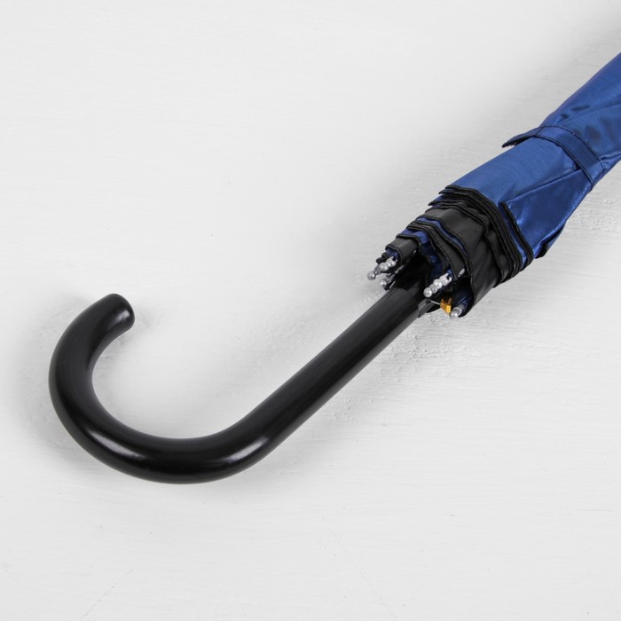 Зонт-трость "Хамелеон", полуавтоматический, R=49см, цвет синий