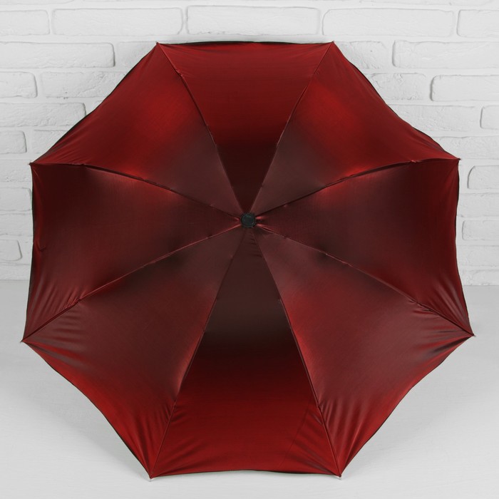 Зонт механический "Хамелеон", R=48см, цвет бордовый