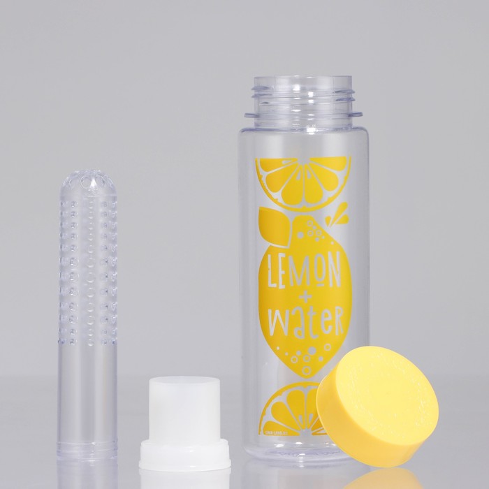Бутылка для воды "Лимон+Вода", 500 мл
