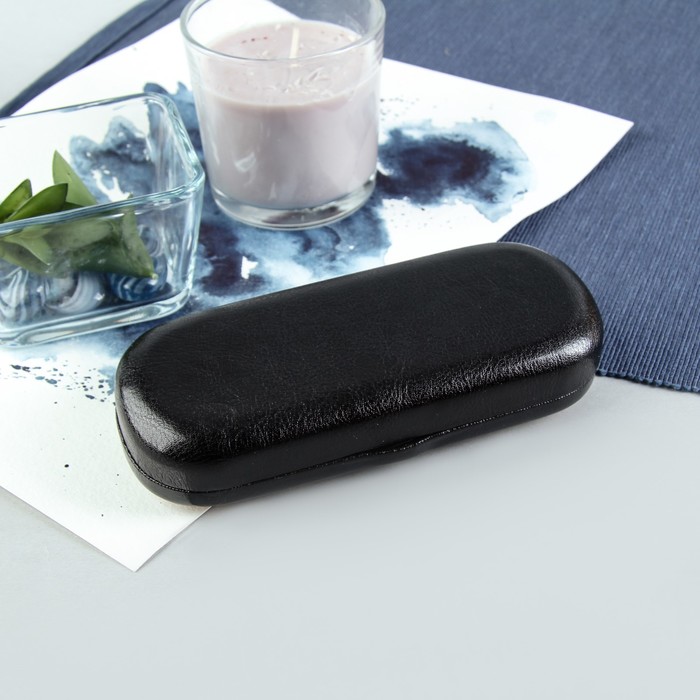 Футляр для очков "Улов", отдел на клапане, цвет чёрный