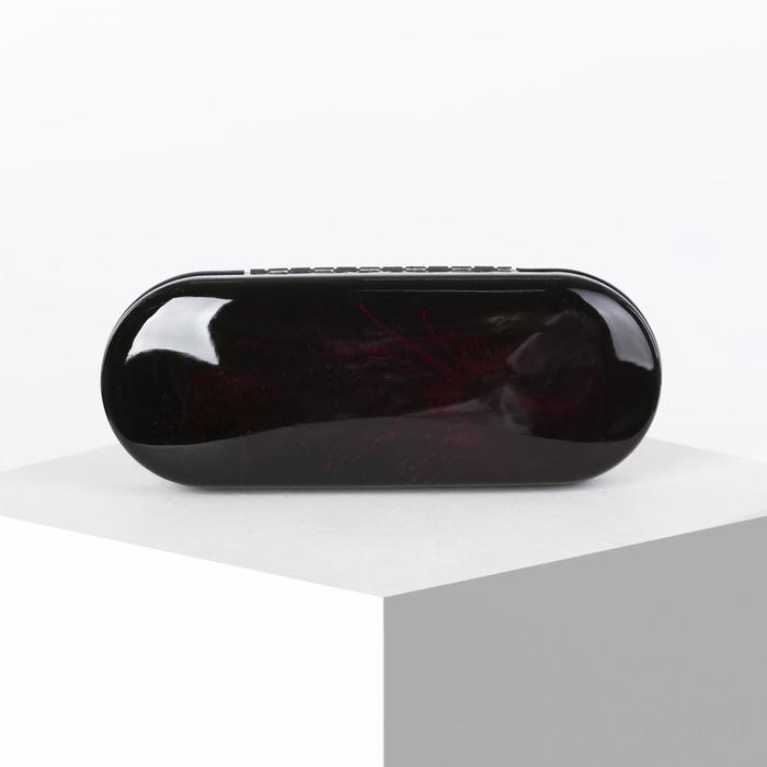 Футляр для очков "Тюльпаны", цвет чёрный