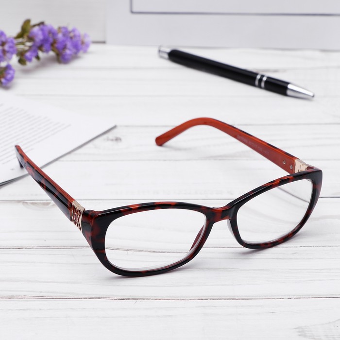 Очки "Бабочки" оправа пластик, линза пластик, цвет МИКС, -1