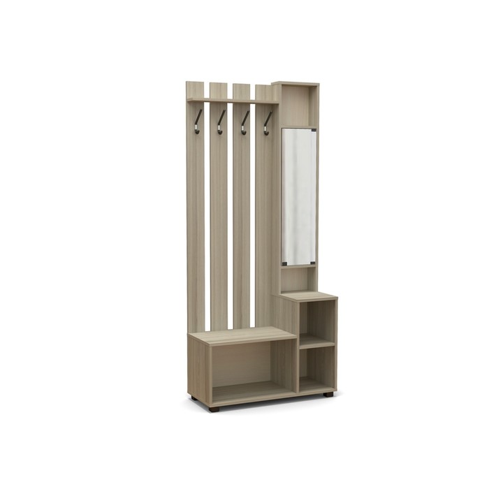 Прихожая В3 правый 852х359х1948 ясень шимо светлый