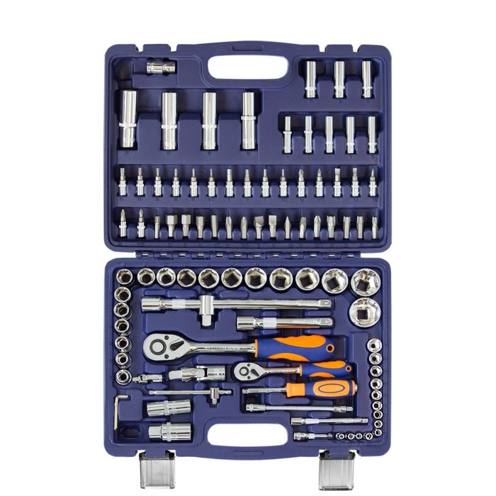 Набор инструмента HELFER HF000011, 1/2", 1/4", 94 предмета, кейс