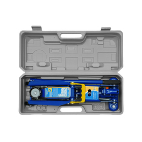 

Домкрат подкатной KRAFT KT820003, гидравлический, 2.5 т, 135-385 мм, кейс