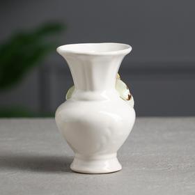 

Ваза керамическая "Миниатюрка", настольная, лепка цветная, цветы, 13 см, авторская работа