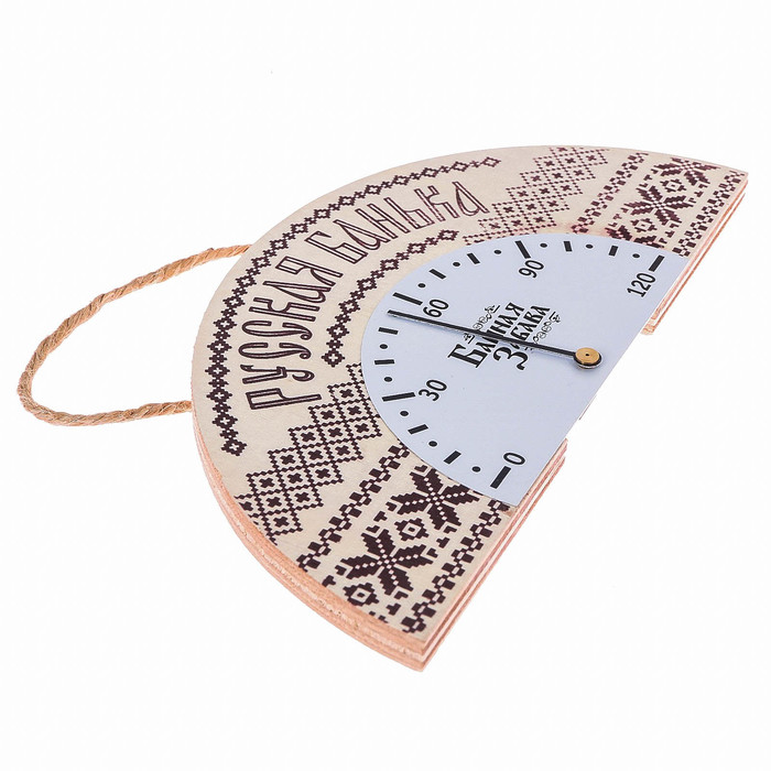 Термометр полукруглый банный "Русская банька"