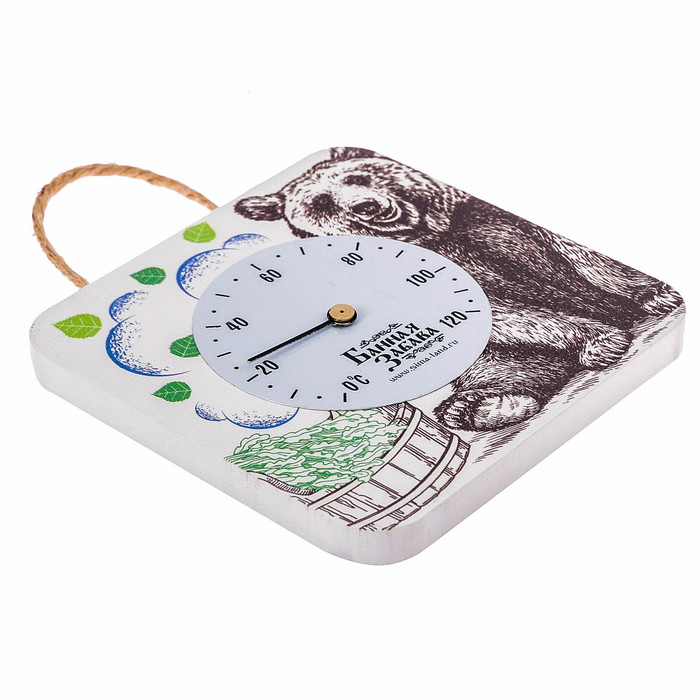 Термометр с круглой шкалой "Медведь"