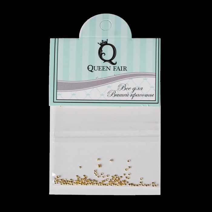 Заклёпки для декора ногтей, 0,8мм, цвет золотой