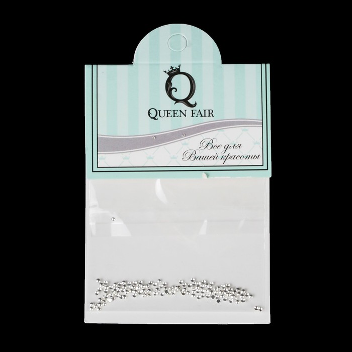 Заклёпки для декора ногтей, 1,2мм, цвет серебряный