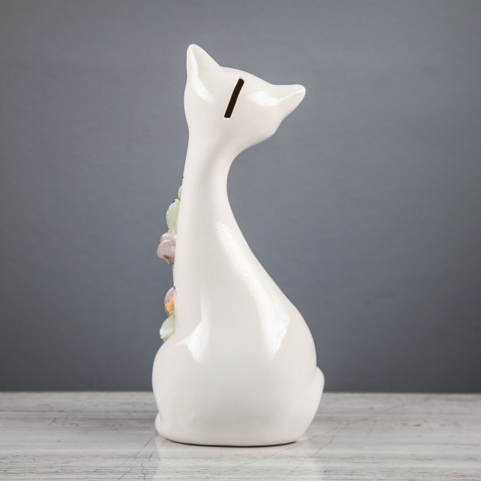 Копилка "Кошка Соня" лепка микс