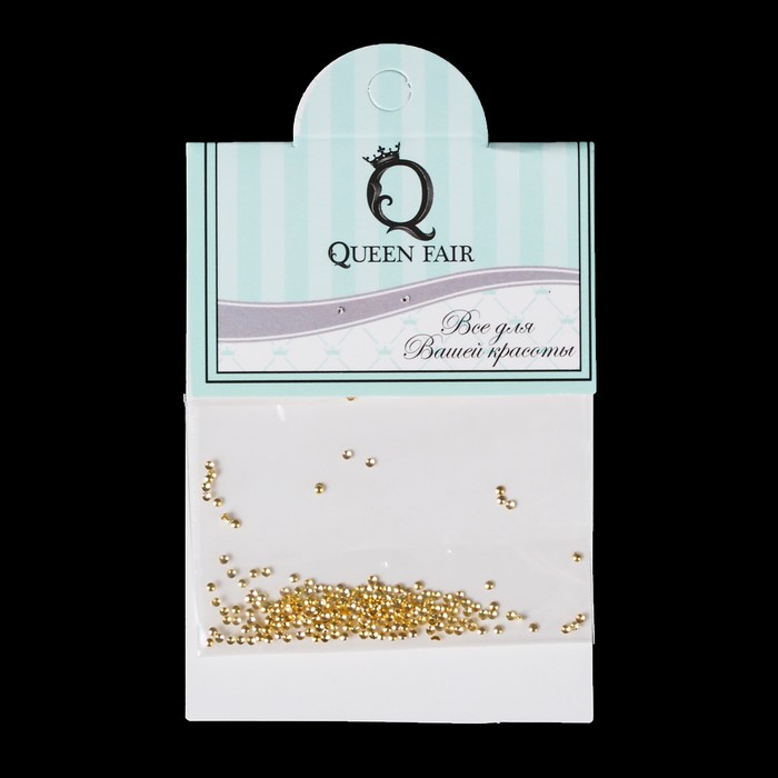 Заклёпки для декора ногтей, 1,2мм, цвет золотой