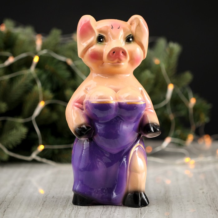 Копилка "Свинка Роза" 28 см