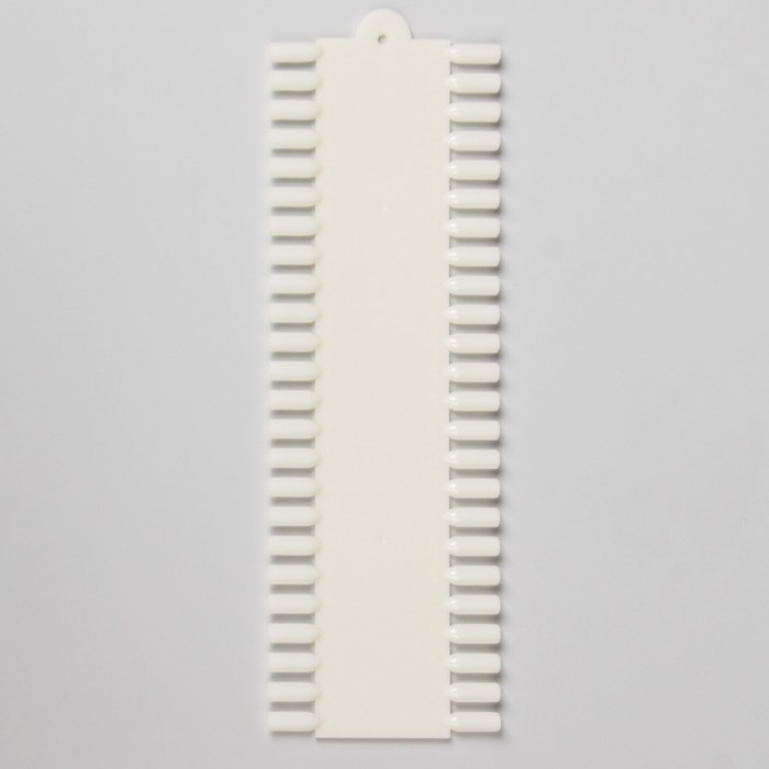 Палитра для лаков, 48 ногтей, цвет слоновая кость