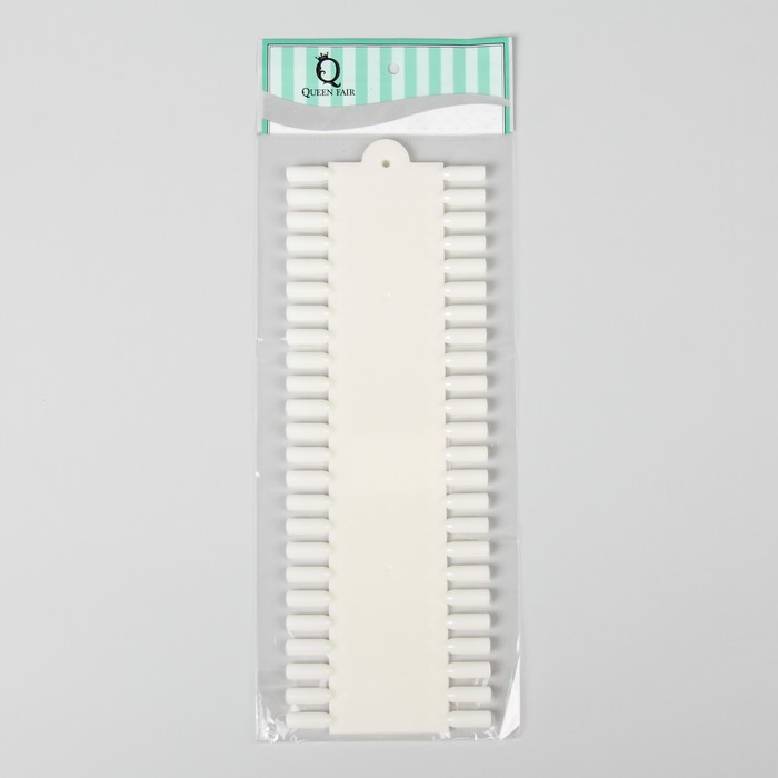 Палитра для лаков, 48 ногтей, цвет слоновая кость