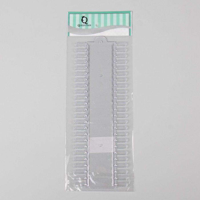 Палитра для лаков, 48 ногтей, цвет прозрачный