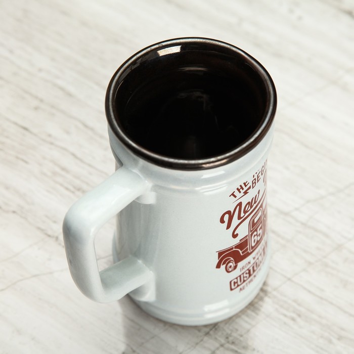 Кружка "New-York", прямая, 0,6 л, микс