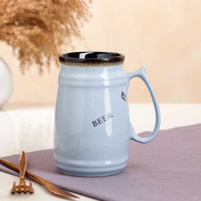 Кружка "New-York", пузатая, микс, 0,6 л