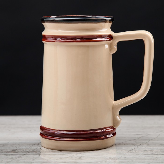 Кружка "Le Cacao Payraud", прямая, 0,6 л, бежевый