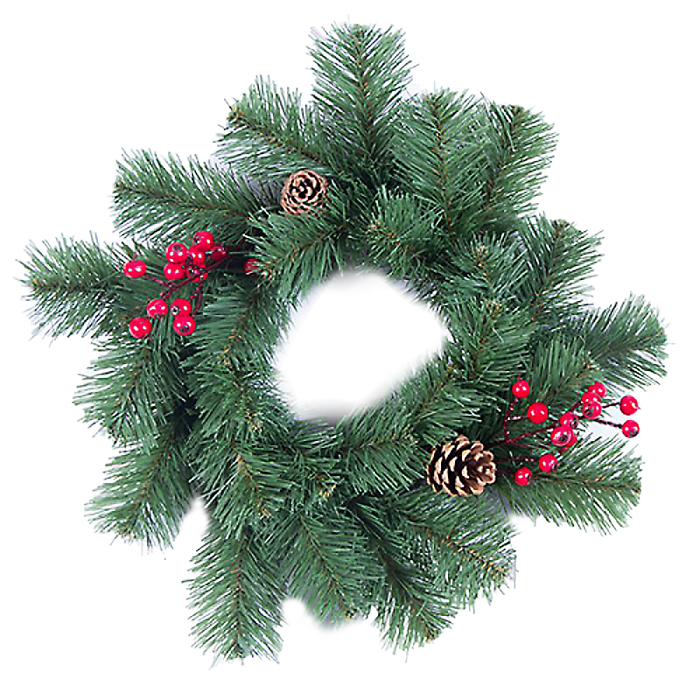 Венок украшенный Стандарт 50 см