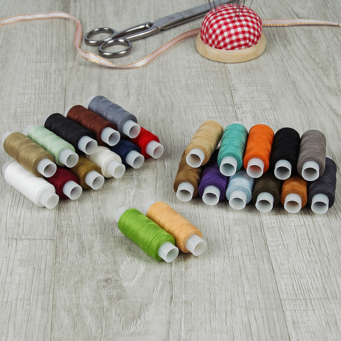 Набор ниток "Радуга", 44ЛХ, 24шт, 150м