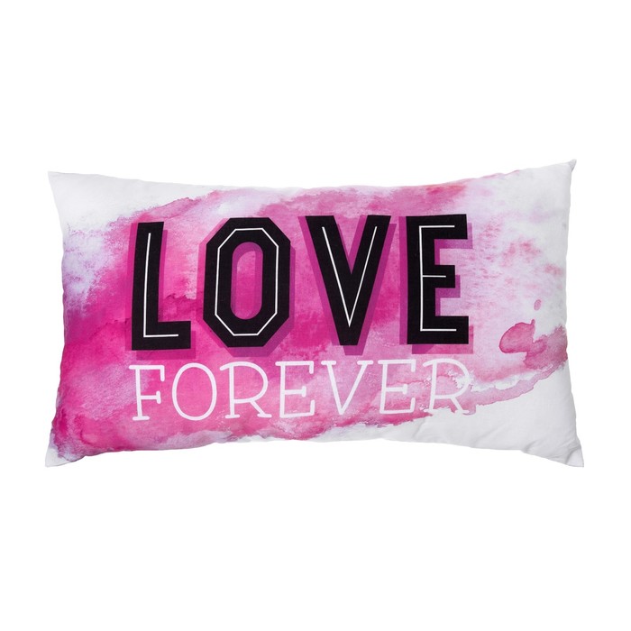 Подушка декоративная "Этель" Love Forever 40х70 см, 100% хлопок, синтепух
