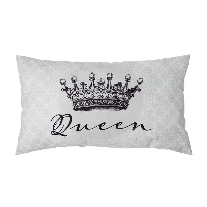 Подушка декоративная "Этель" Queen 40х70 см, 100% хлопок, синтепух