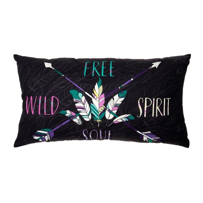 Подушка декоративная "Этель" Free soul 40х70 см, 100% хлопок, синтепух