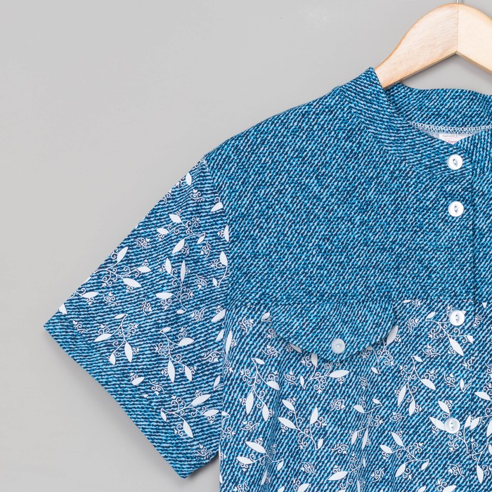 Комплект женский (туника, бриджи) Декаденс-2 цвет синий, р-р 50