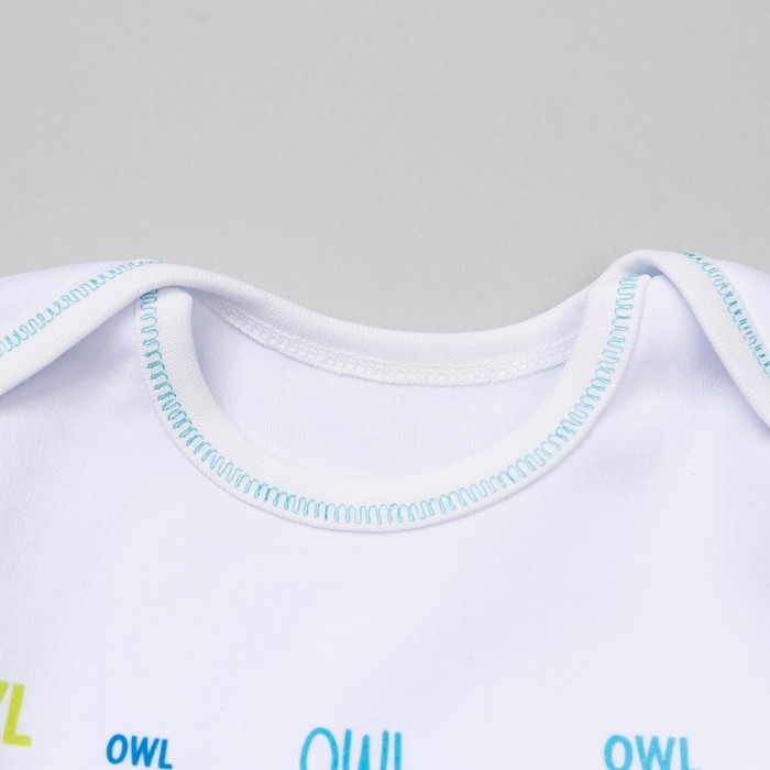 Пижама для мальчика "OWL", рост 80 см, цвет серый 821-060_М