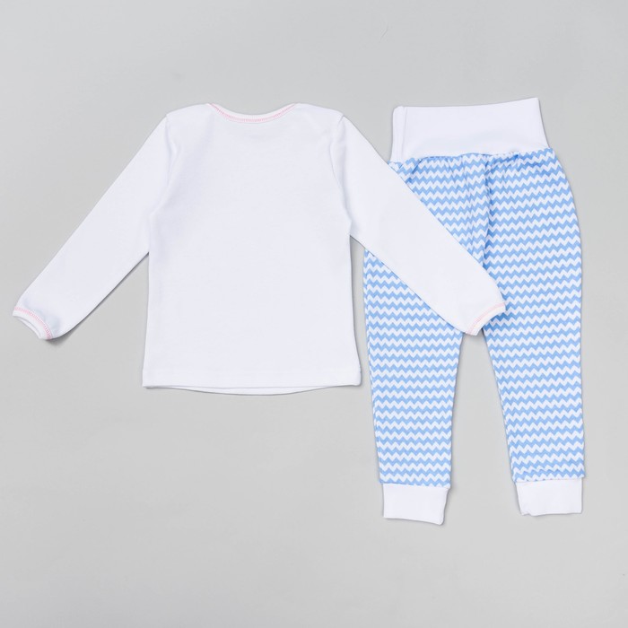 Пижама для девочки "OWL", рост 80 см, цвет белый 811-060_М